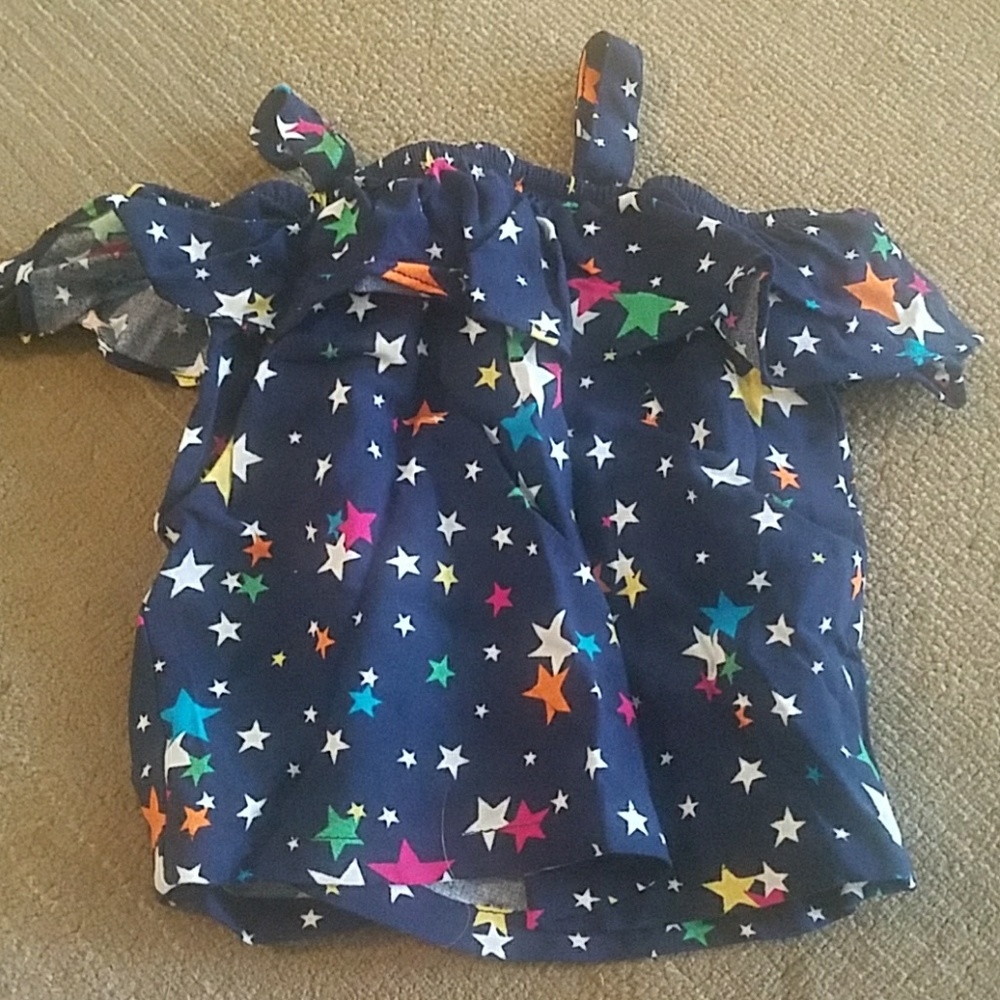 Blue star tank top